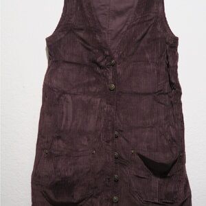 Express Brown Corduroy Dress 100% cotton